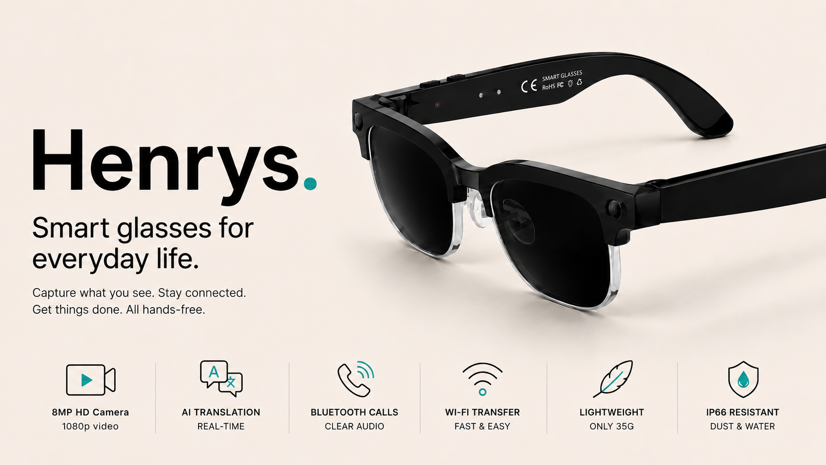 TryHenrys Smart Glasses